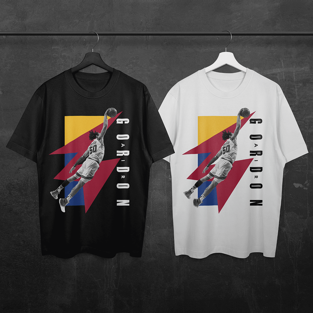 AIR GORDON (BLK) - A gravity-defying tribute to AG's otherworldly athleticism. 90s MJ inspired graphic updated for the 2024 legend. | RARE MERCH